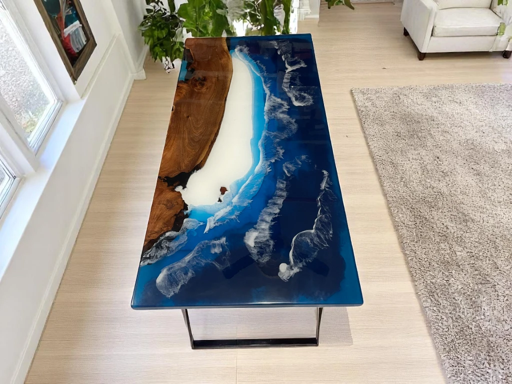 Epoxy Resin Conference Room Table